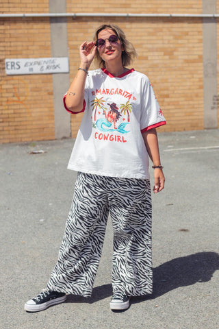 Margarita Cowgirl Tee - White