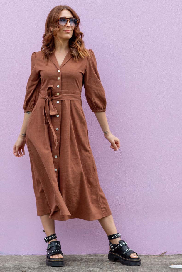 Margot Dress - Copper