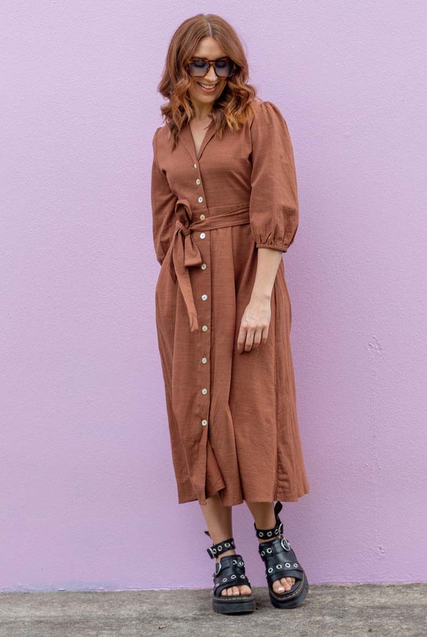 Margot Dress - Copper
