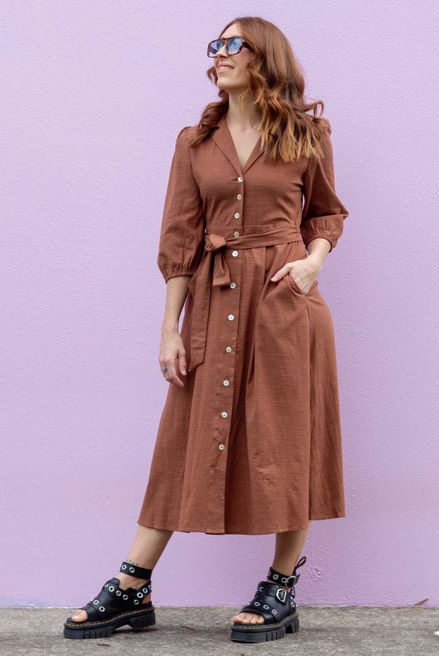 Margot Dress - Copper