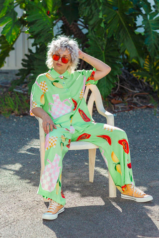 Marlowe Set - Papaya Green