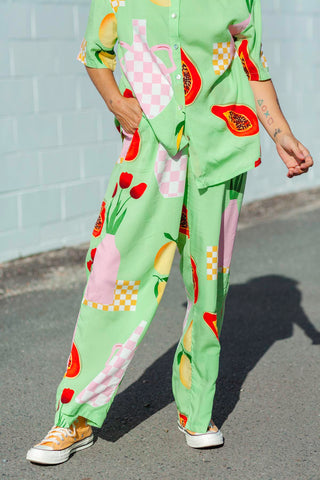 Marlowe Set - Papaya Green