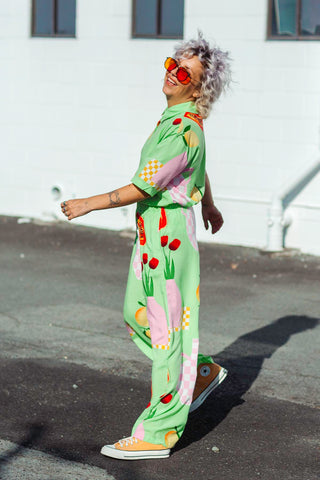 Marlowe Set - Papaya Green