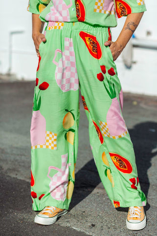 Marlowe Set - Papaya Green