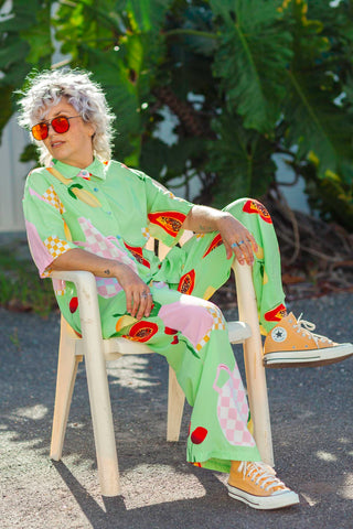 Marlowe Set - Papaya Green