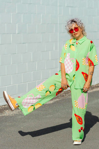 Marlowe Set - Papaya Green