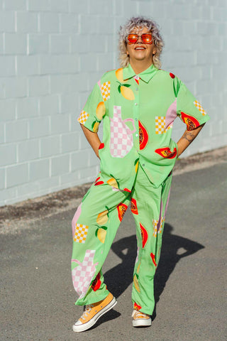 Marlowe Set - Papaya Green