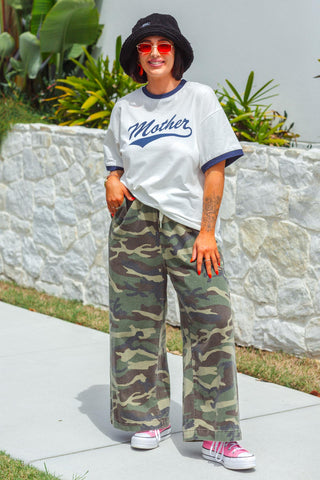 Mother Tee - Navy & White