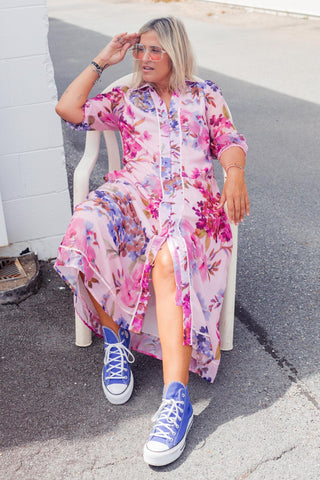 Nala Dress - Pink Floral