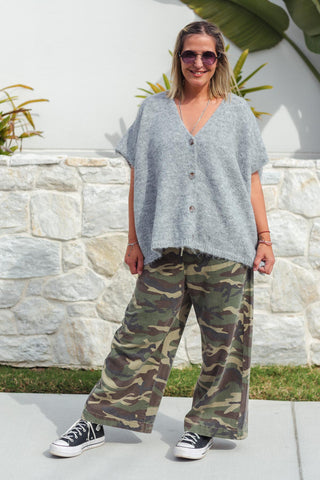 Noa Knit Vest - Grey