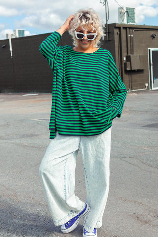 Nova Hi-Low - Navy & Green