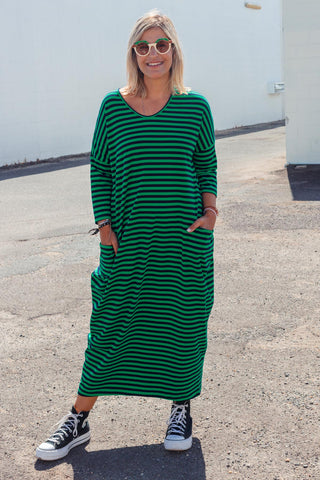 Nova Maxi - Navy & Green
