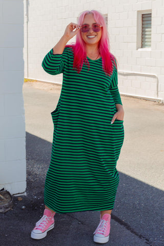Nova Maxi - Navy & Green