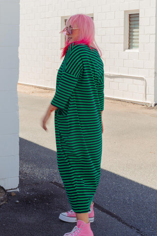 Nova Maxi - Navy & Green