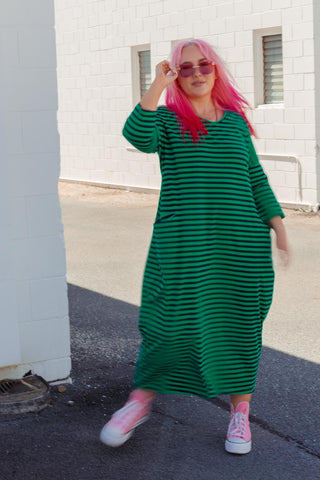 Nova Maxi - Navy & Green