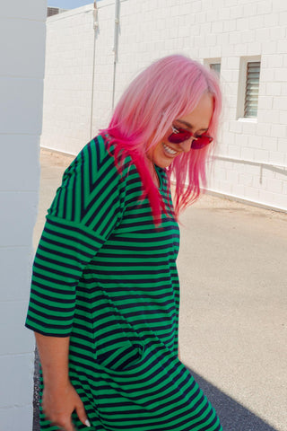 Nova Maxi - Navy & Green