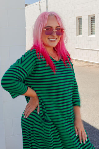 Nova Maxi - Navy & Green