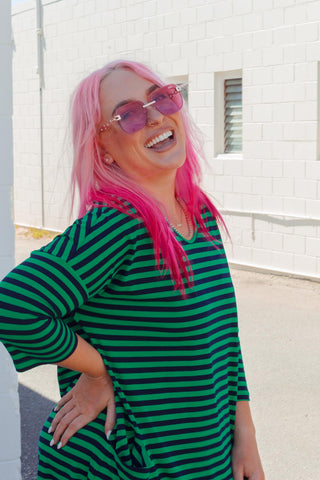 Nova Maxi - Navy & Green