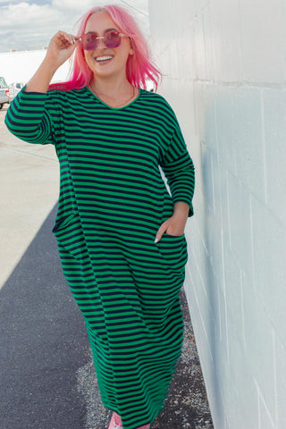 Nova Maxi - Navy & Green