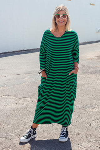 Nova Maxi - Navy & Green