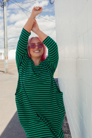 Nova Maxi - Navy & Green