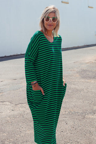 Nova Maxi - Navy & Green