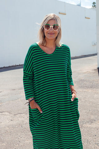 Nova Maxi - Navy & Green