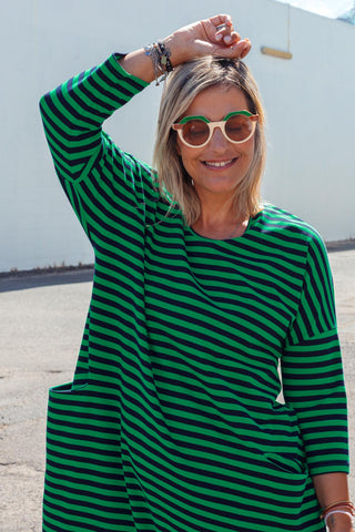 Nova Maxi - Navy & Green