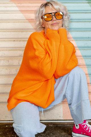 Oslo Knit - Tangerine