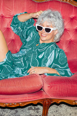 Paige Tunic - Emerald Palms