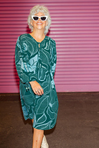 Paige Tunic - Emerald Palms