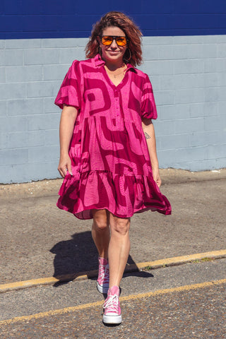 Peggy Dress - Berry