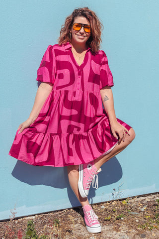 Peggy Dress - Berry