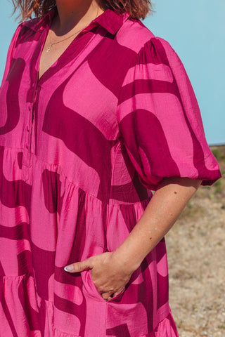 Peggy Dress - Berry