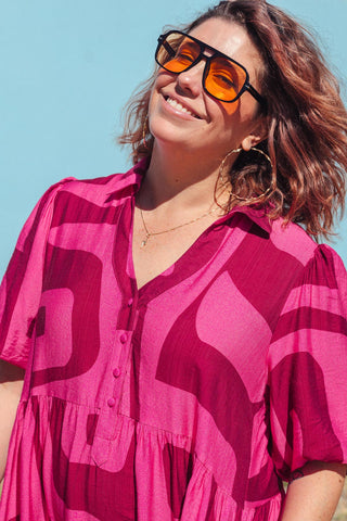 Peggy Dress - Berry