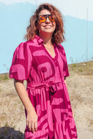 Peggy Dress - Berry