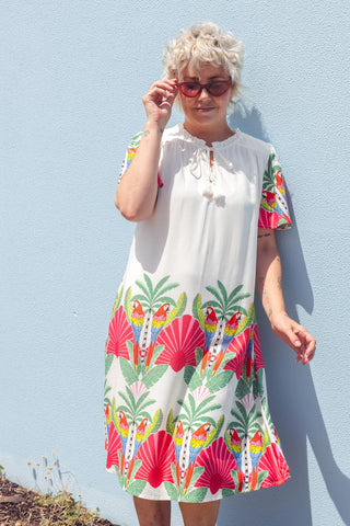 Penny Dress - Palms