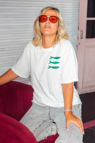 Petra Tee - Sardine White