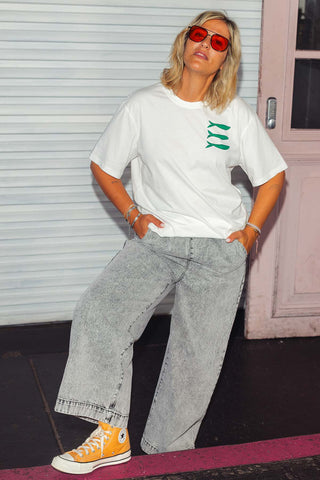 Petra Tee - Sardine White