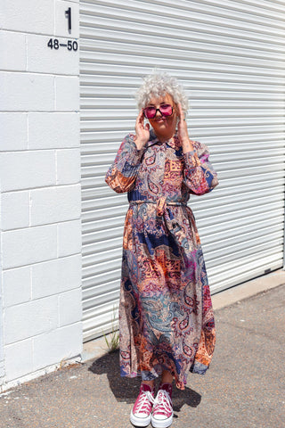 Peyton Dress - Imperial Garden