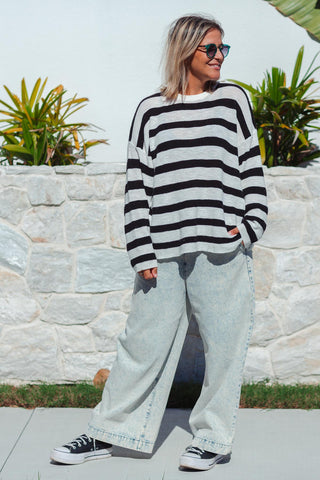 Piper Knit - Black & White