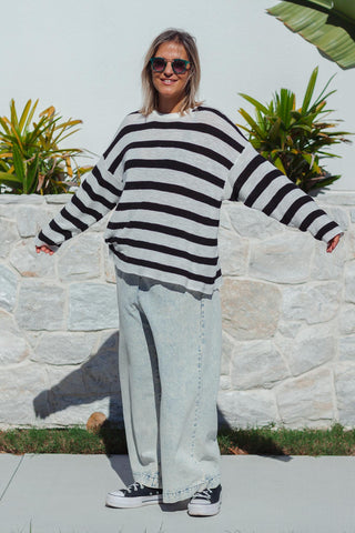 Piper Knit - Black & White