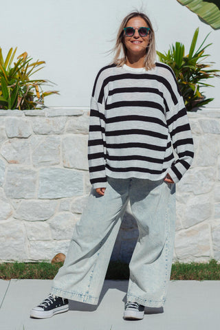 Piper Knit - Black & White