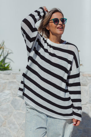 Piper Knit - Black & White