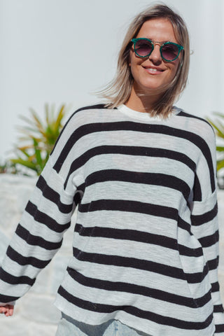 Piper Knit - Black & White