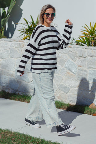Piper Knit - Black & White