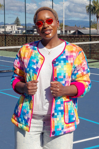 Rainbow Pixel Jacket