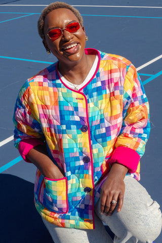 Rainbow Pixel Jacket