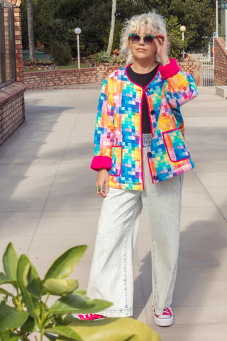 Rainbow Pixel Jacket