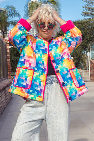 Rainbow Pixel Jacket